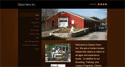 Desktop Screenshot of clarionfarm.com